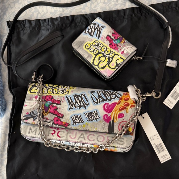 Marc Jacobs Handbags - Marc Jacobs Colorful Graffiti Crossbody Bag and wallet by Stephen Sprouse
